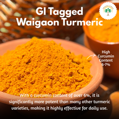 Stone-Ground Waigaon Turmeric Powder
