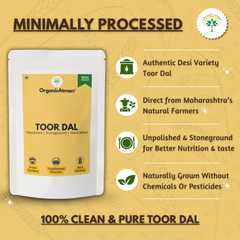 Desi Toor Dal (Unpolished & Stone-Ground)