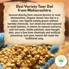 Desi Toor Dal (Stone-Milled & Unpolished)