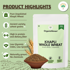 Khapli Wheat Whole (Khapli Wheat Grains)