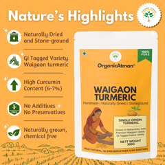 Stone-Ground Waigaon Turmeric Powder