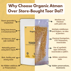 Desi Toor Dal (Unpolished & Stone-Ground)