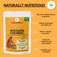 Stone-Ground Waigaon Turmeric Powder