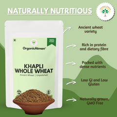 Khapli Wheat Whole (Khapli Wheat Grains)