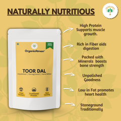 Desi Toor Dal (Unpolished & Stone-Ground)