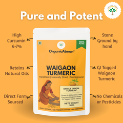 Stone-Ground Waigaon Turmeric Powder