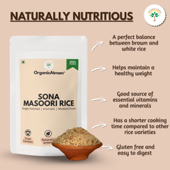 Sona Masoori Rice (Single-Polished)