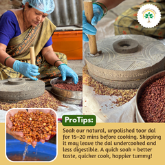 Desi Toor Dal (Unpolished & Stone-Ground)