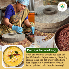 Desi Toor Dal (Stone-Milled & Unpolished)